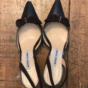 Manolo Blahnik brown heels